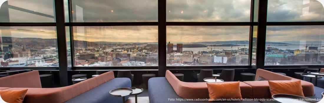 Summit Bar leverer design, utsikt og lyd på toppnivå