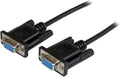 LinkIT Nullmodem kabel DB9 F/F 2 m Krysset kabel