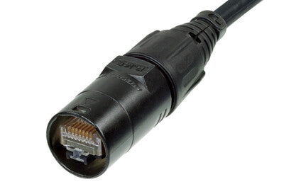 Neutrik RJ45 kont. sort