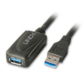 Lindy USB3 Kabel A-A - 5,0 m Aktiv skjøt