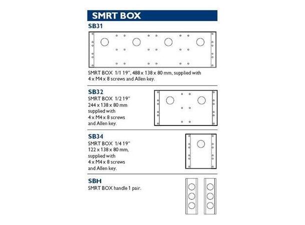 SMRT BOX 1/2 - 244 x 138 x 80