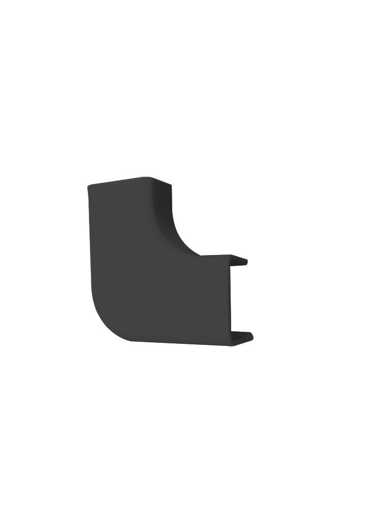 Stoltzen TALOS K35BL-C90 Sort Passer K35 kanal - 90° Hjørne