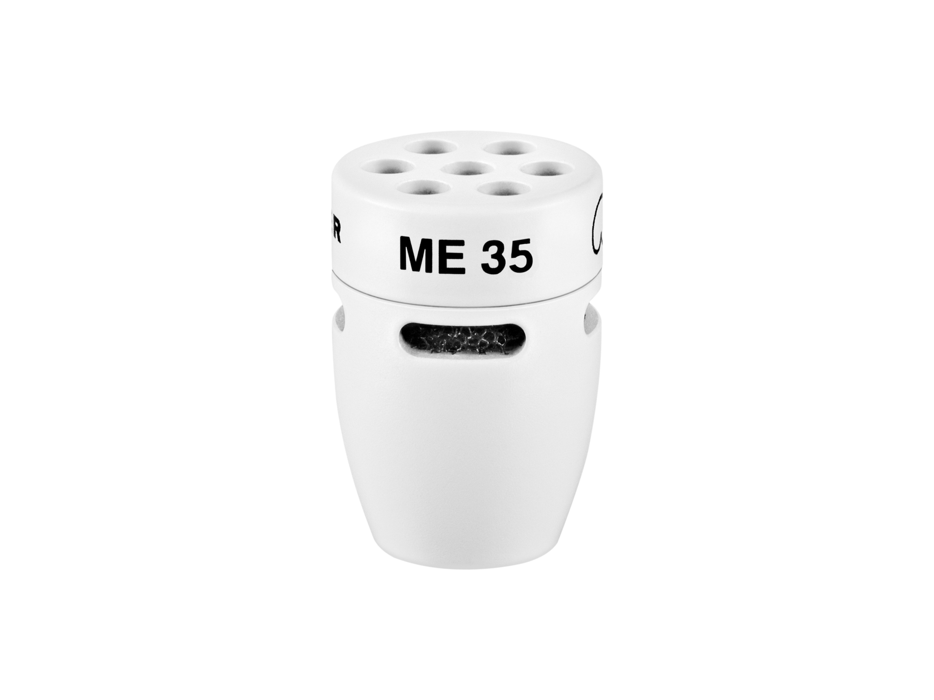 SENNHEISER Condenser microphone head for MZH goosenecks, supercardioid, white, includes windscreen MZW 34 W