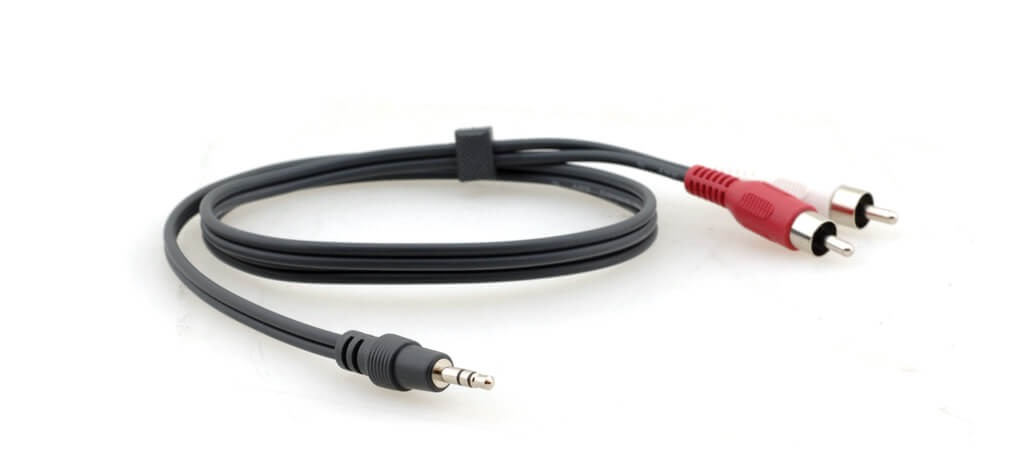 KRAMER Kabel lyd MINIJACK - PHONO - 1,8 m