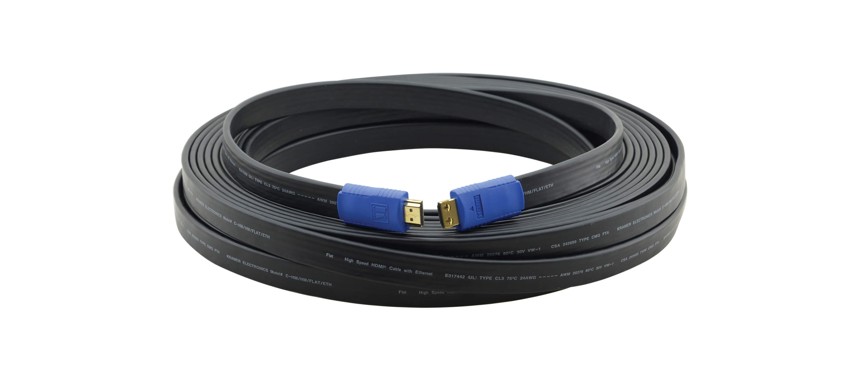 KRAMER Kabel HDMI High Speed HEC - 7,6 m Flat
