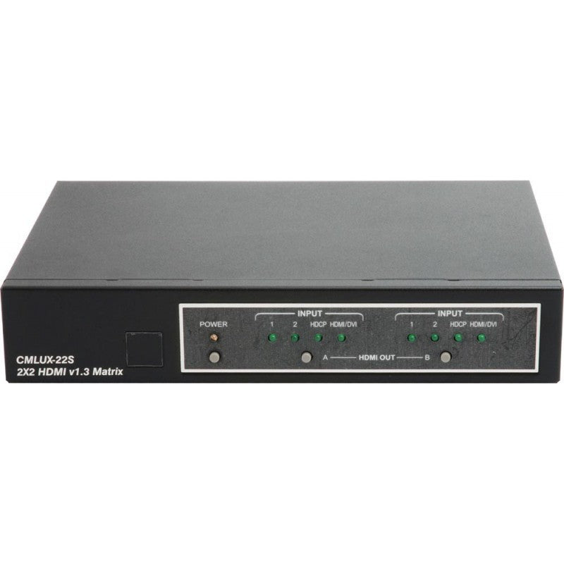 Cypress Matrix 2x2 HDMI 2.25Gbps EDID RS232 IR EQ