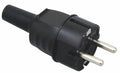 Stikk kontakt jord sort 230v
