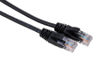 LinkIT U/UTP Patch Cat.5e svart 1m PVC AWG 26 Snagless