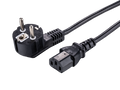 LinkIT strøm CEE 7/7 - C13, LSZH 0,5m Vinklet CEE 7/7 - C13, Halogenfri 0,75mm