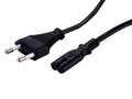 LinkIT strøm Euro CEE 7/16 til C7, 5,0 m Svart. Euro - C7, 2 x 0,75mm²