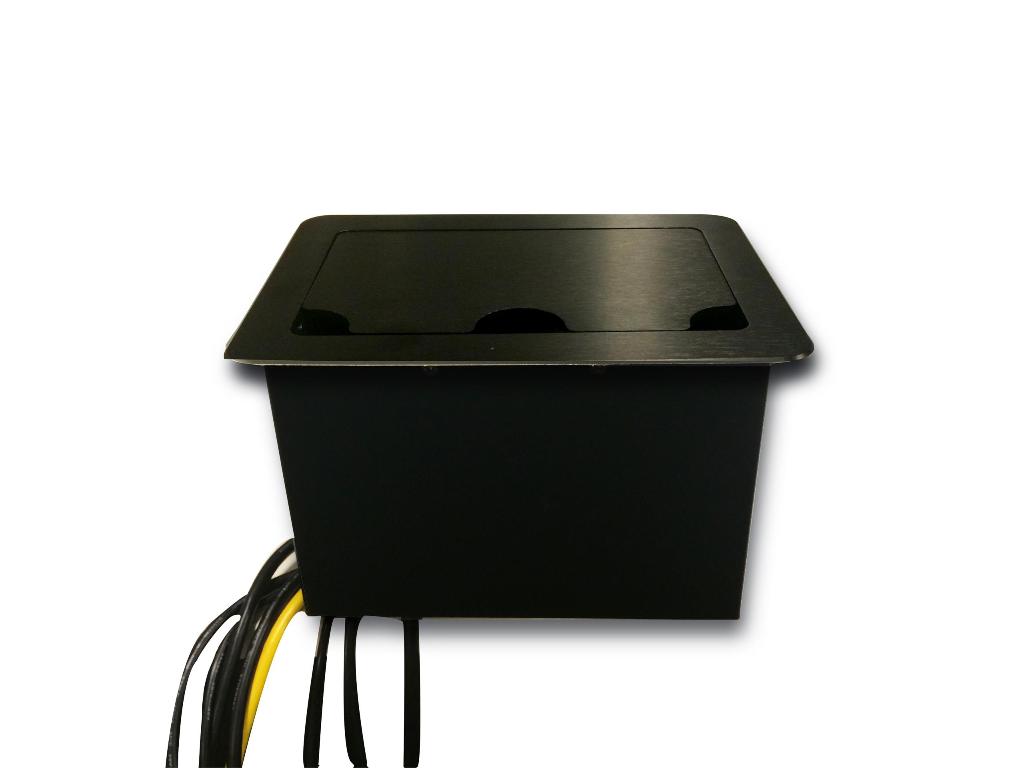 LinkIT LB2BP Bordbrønn Svart ACx2+kabler - komplett med kabe
