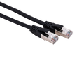 LinkIT U/UTP Slim Cat.6a Svart 0,5m Patch LSZH AWG28/7, Snagless 3,6mm