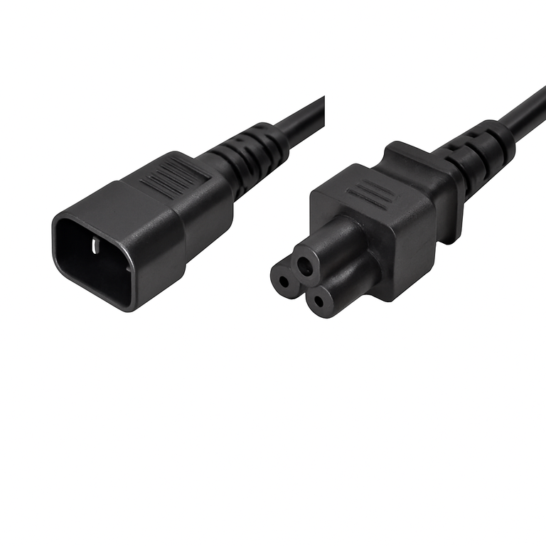 LinkIT strøm C14 til C5, LSZH 1 meter, 3 x 1,0 mm²