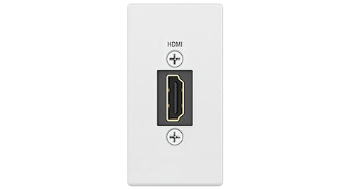 One HDMI Female to Female on 10 Pigtail Flex55 Plate