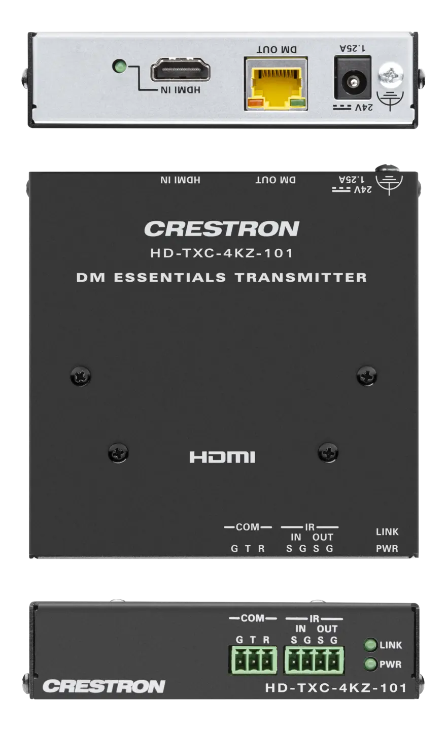 CRESTRON DM Lite® 4K60 4:4:4 Receiver for HDMI® and Analog Audio Signal Extension over CATx Cable