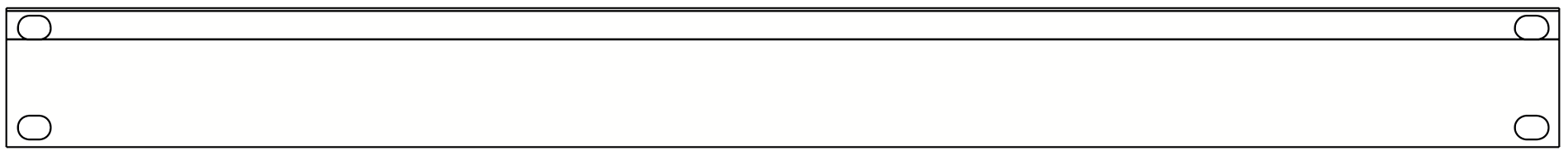 SMRT PAN 19 1U Blindpanel