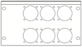SMRT PAN 1/2 19 3U 6 UJP 230V